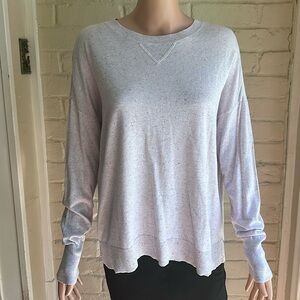 Loft Size medium pale rose pink long sleeve light comfy sweater